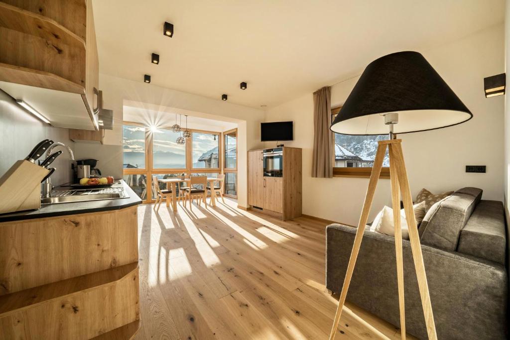 Kuchnia lub aneks kuchenny w obiekcie Apt Eiche - Nockerhof