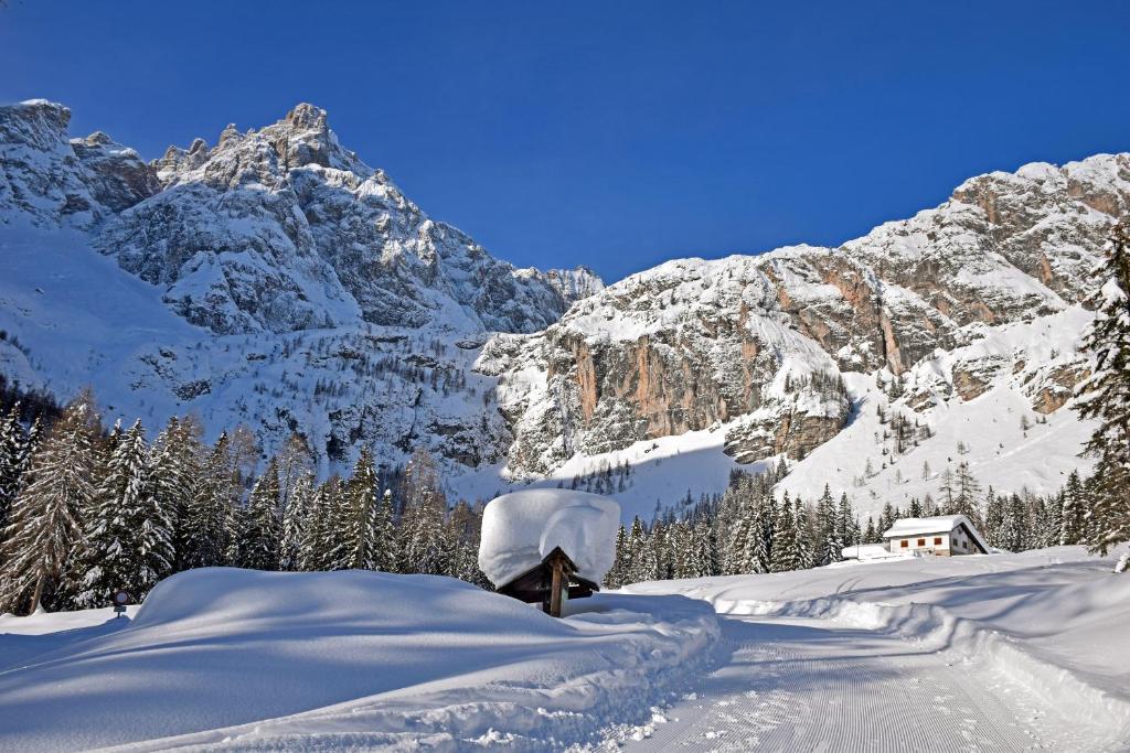 Casa Zambelli v zime
