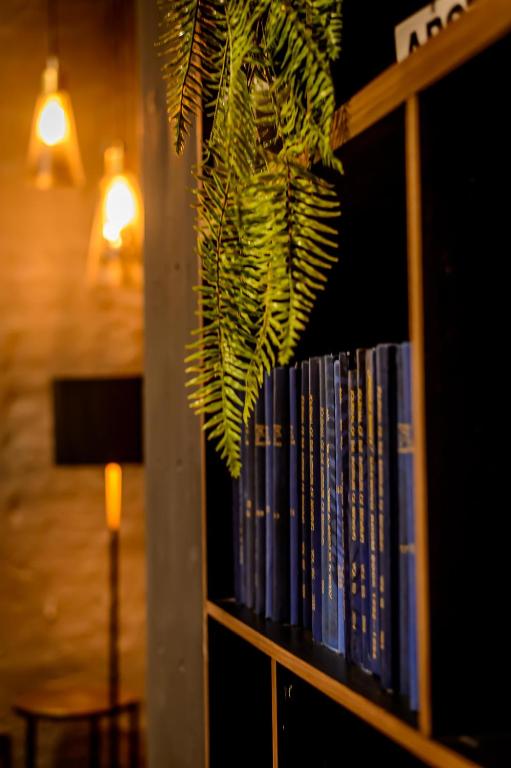 A biblioteca deste hotel