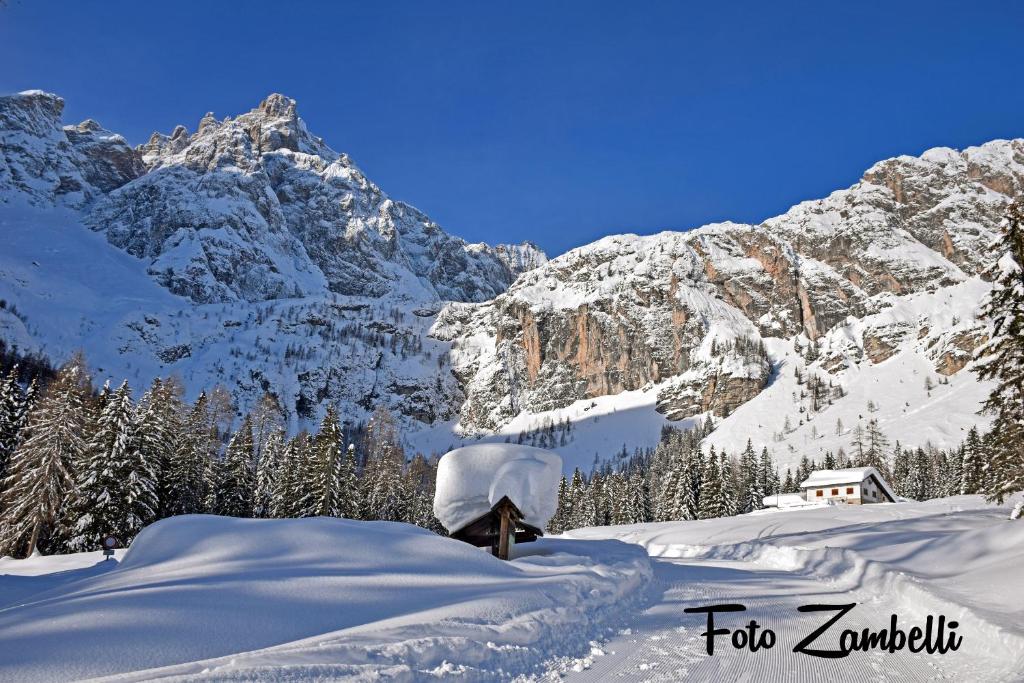 Casa Zambelli v zime