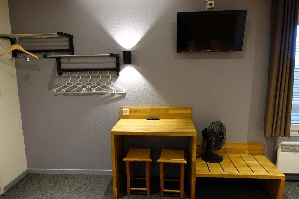 Kuchyň nebo kuchyňský kout v ubytování Fasthotel Bordeaux Eysines