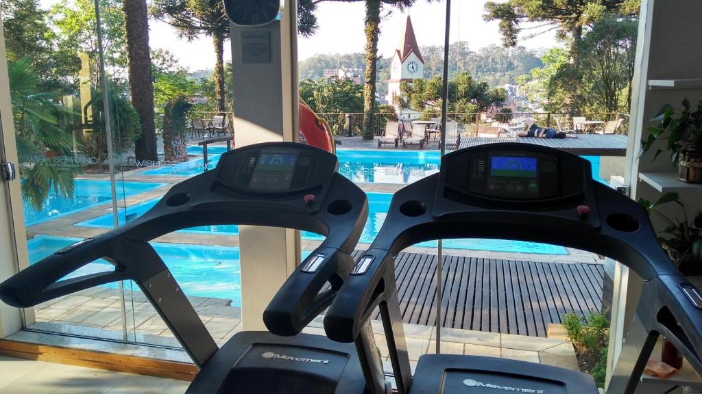 Fitness centrum a/nebo fitness zařízení v ubytování Flat no Hotel Wish Serrano Resort