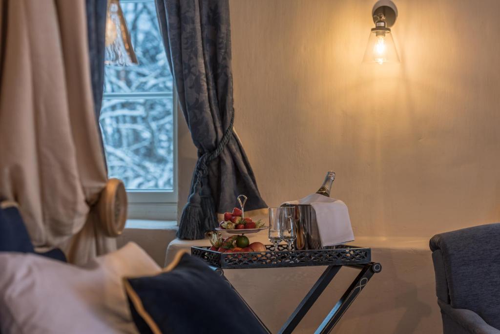 Posezení v ubytování Kernu Manor Hotel & SPA