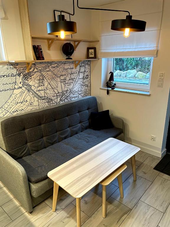 Część wypoczynkowa w obiekcie Apartament1 Tri-City Oliwa Ogród, prywatne wejście
