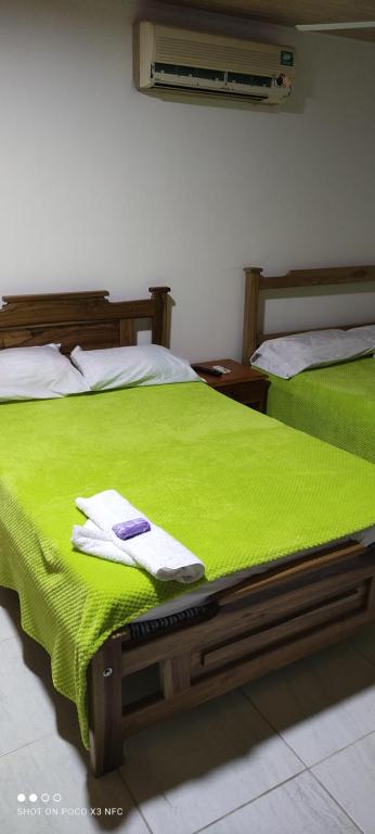 Katil atau katil-katil dalam bilik di Brisas del Magdalena