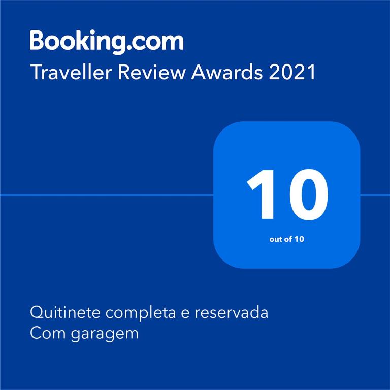  Quitinete completa e reservada Com garagem