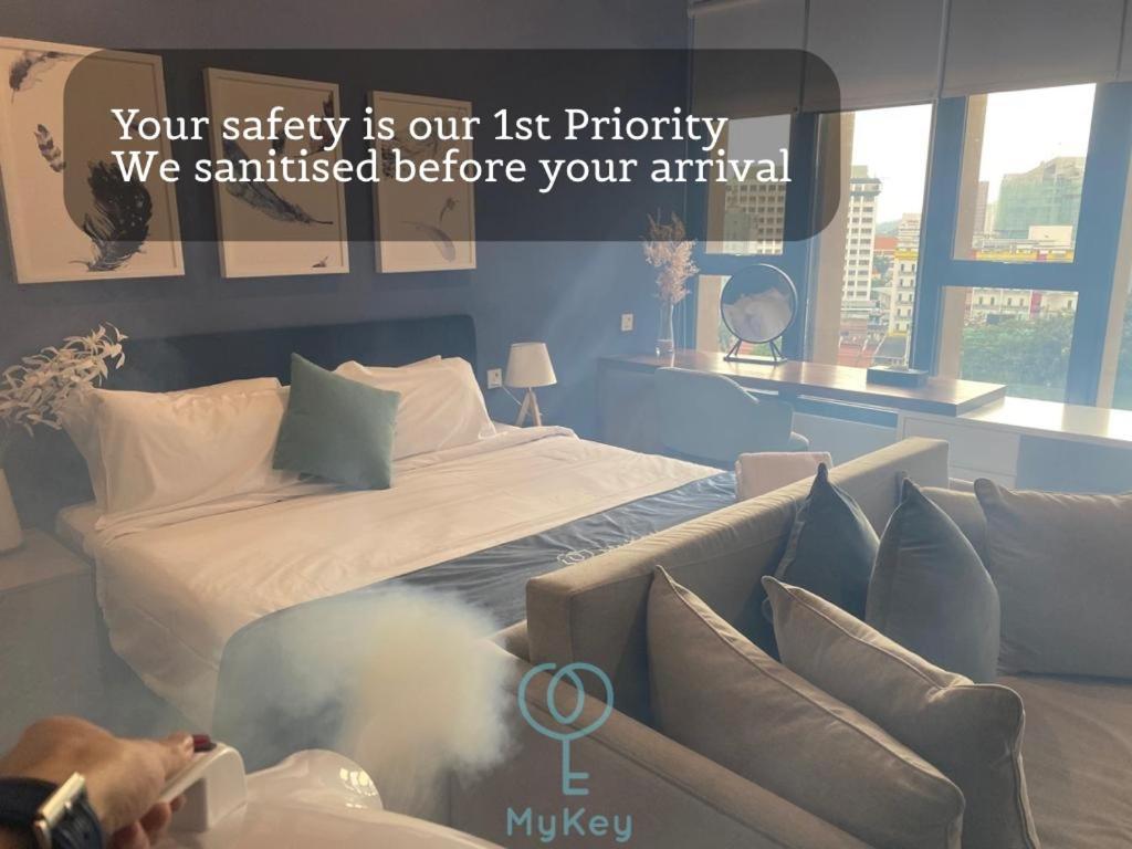 Posezení v ubytování Ceylonz Starlight Suites Bukit Bintang