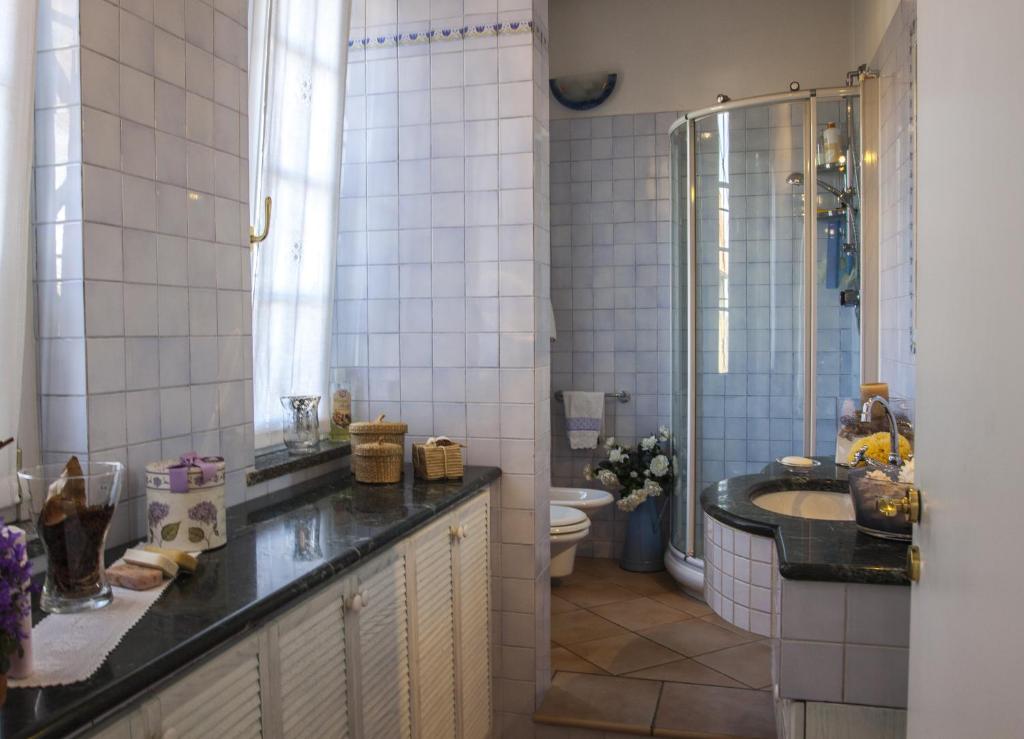 Koupelna v ubytování B&B Armonie
