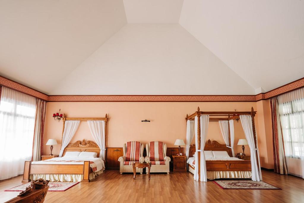 Postel nebo postele na pokoji v ubytování Casadela Rosa