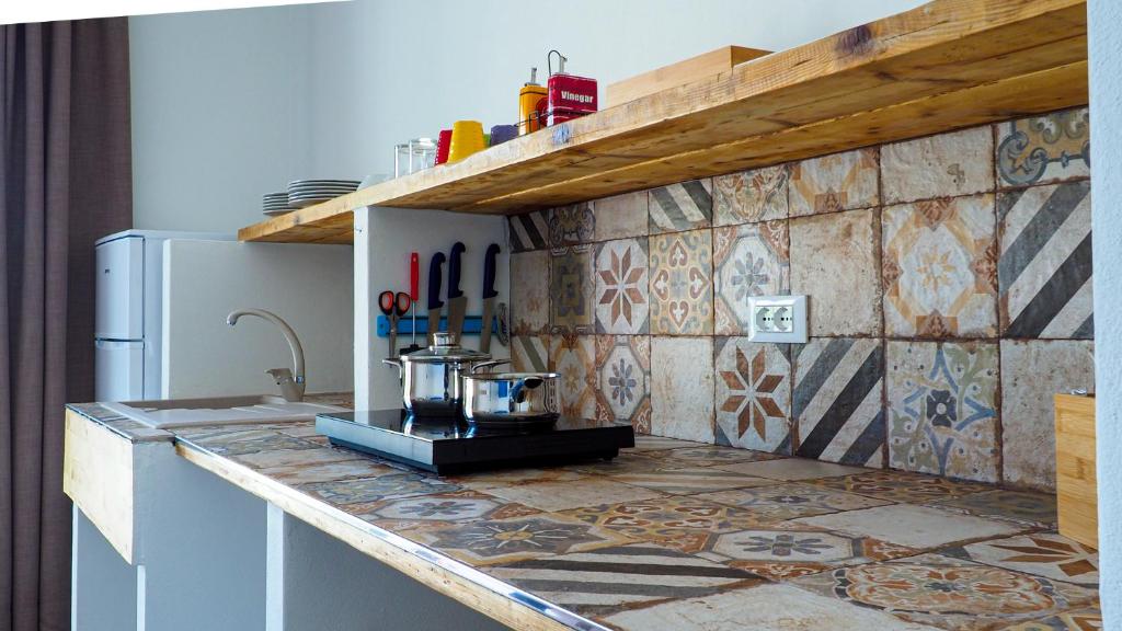 A kitchen or kitchenette at OASI DA VINCI