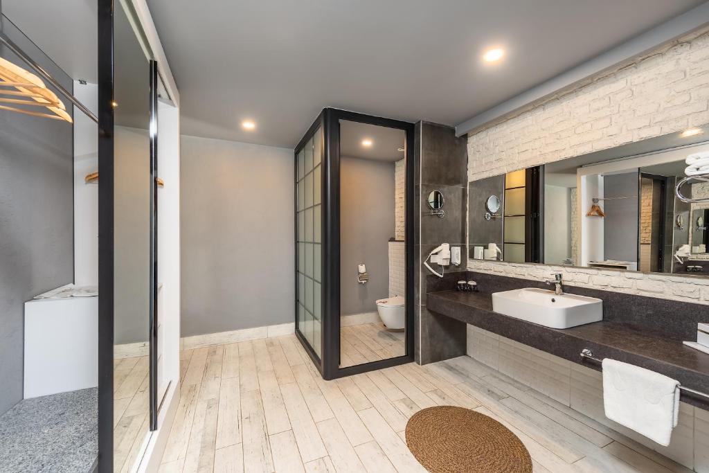 Koupelna v ubytování White City Resort Hotel - Ultra All Inclusive