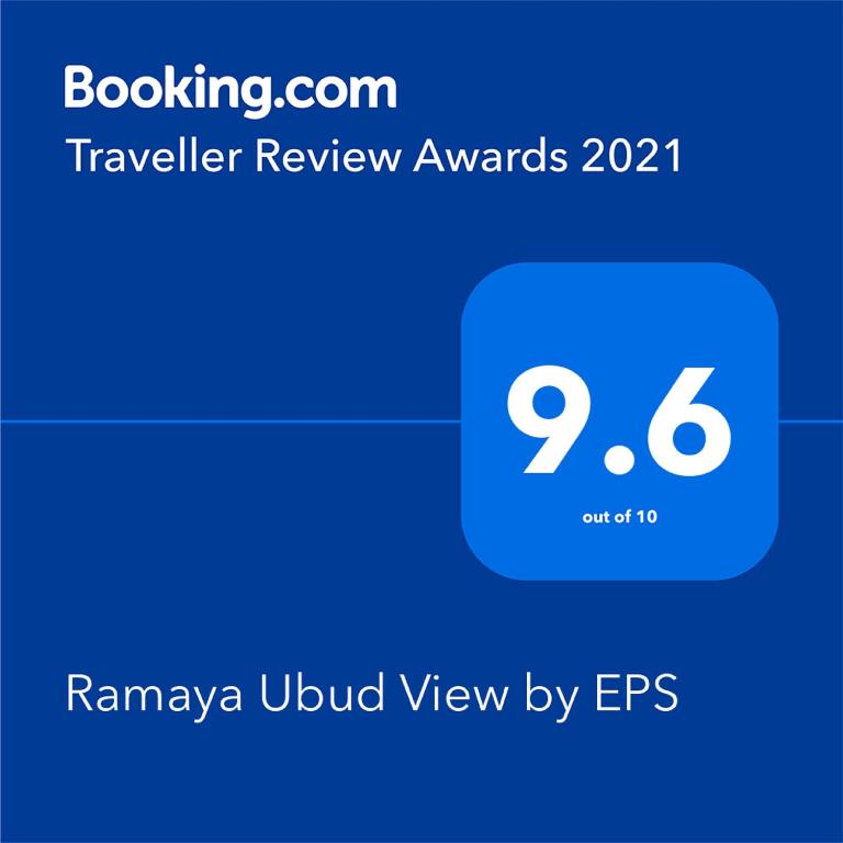 Certifikát, hodnocení, plakát nebo jiný dokument vystavený v ubytování Ramaya Ubud View by EPS