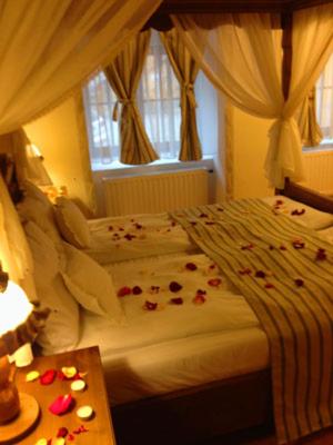 Postel nebo postele na pokoji v ubytování Hotel Villa Franca