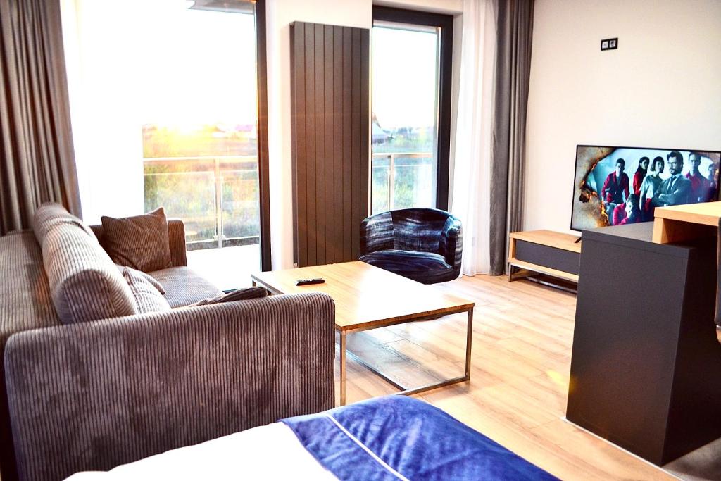 Posedenie v ubytovaní Cobalt Apartments