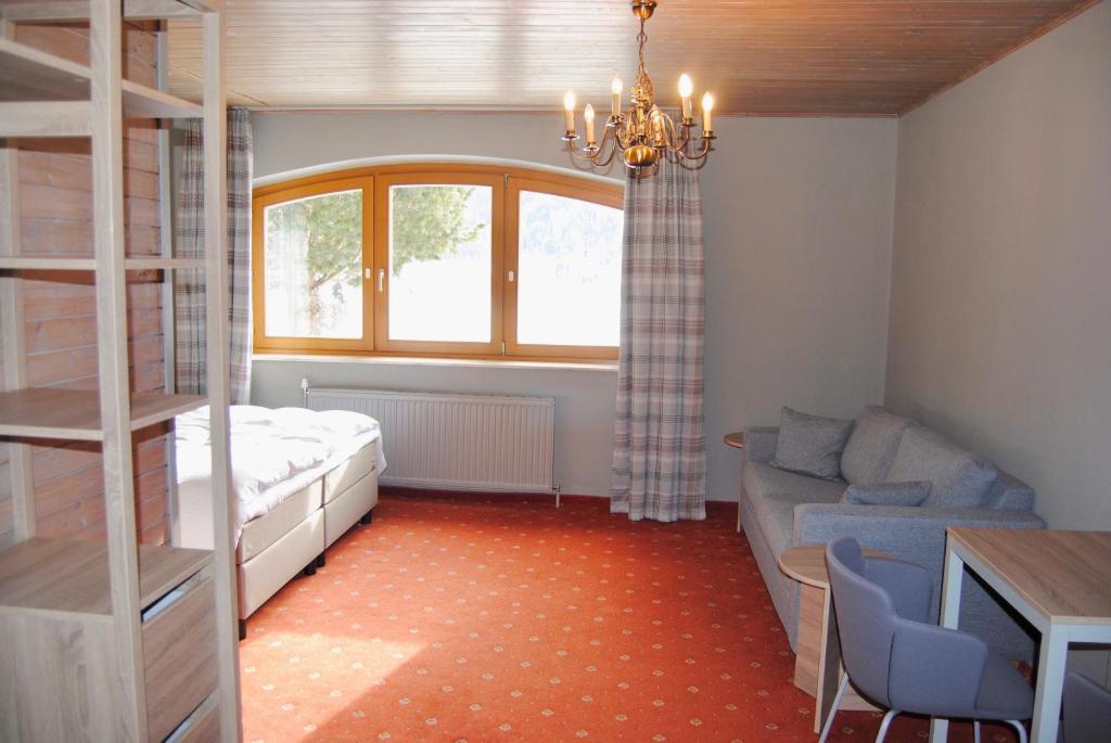 Postel nebo postele na pokoji v ubytování Hotel Speiereck