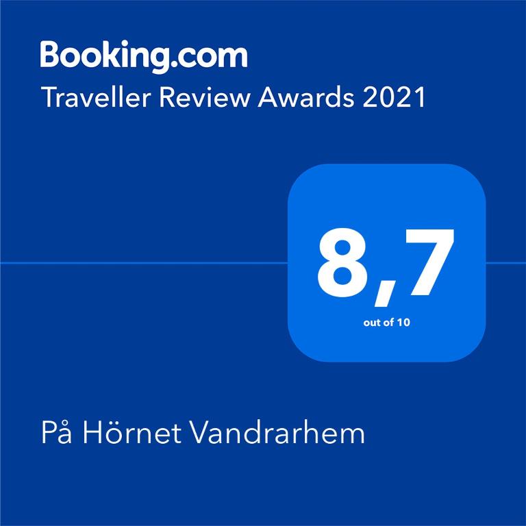 Certifikát, hodnocení, plakát nebo jiný dokument vystavený v ubytování På Hörnet Hotell