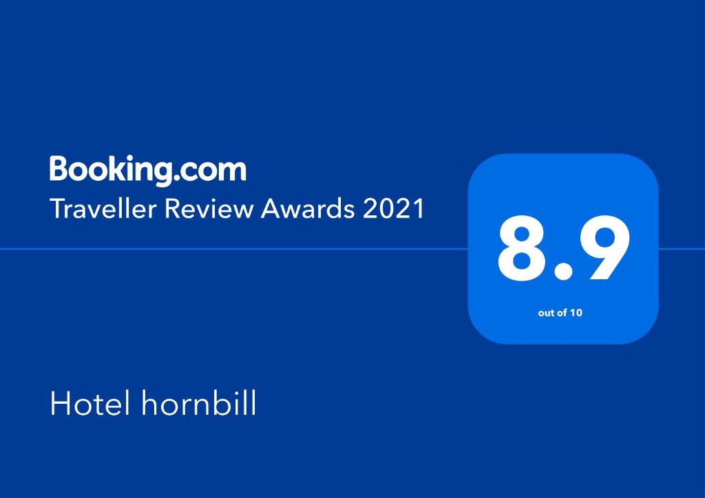 Certifikát, hodnocení, plakát nebo jiný dokument vystavený v ubytování Hotel hornbill