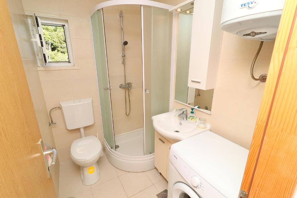 Łazienka w obiekcie Apartment Belin Mljet