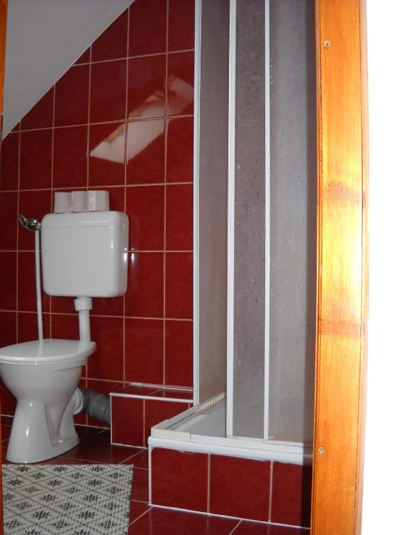 Koupelna v ubytování Cserekert, Alszegi Porta
