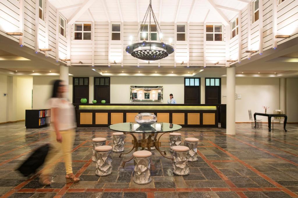 Lobby alebo recepcia v ubytovaní Silva Beach Hotel