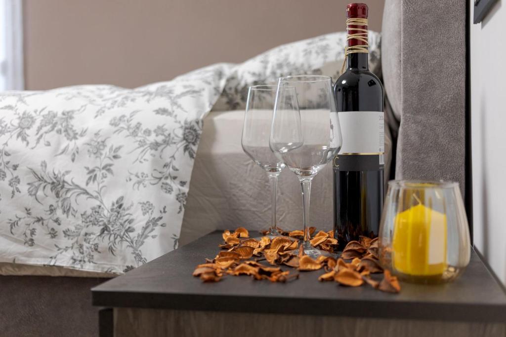 Nápoje v ubytovaní Apartman DOWNTOWN DL