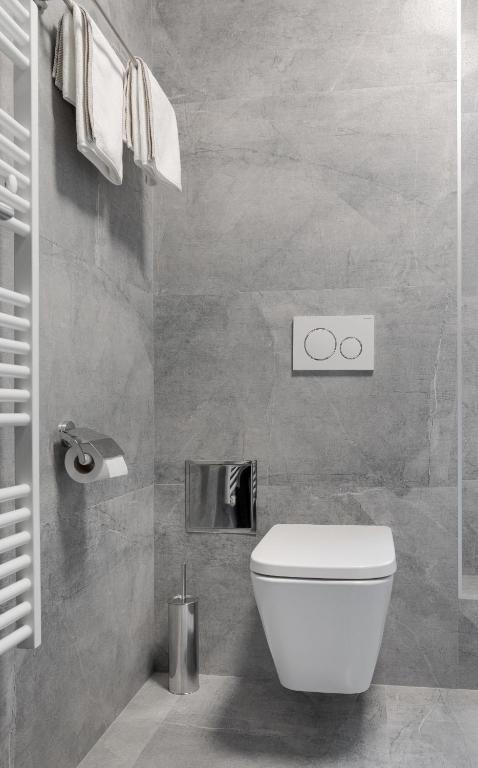 Kúpeľňa v ubytovaní Apartman DOWNTOWN DL