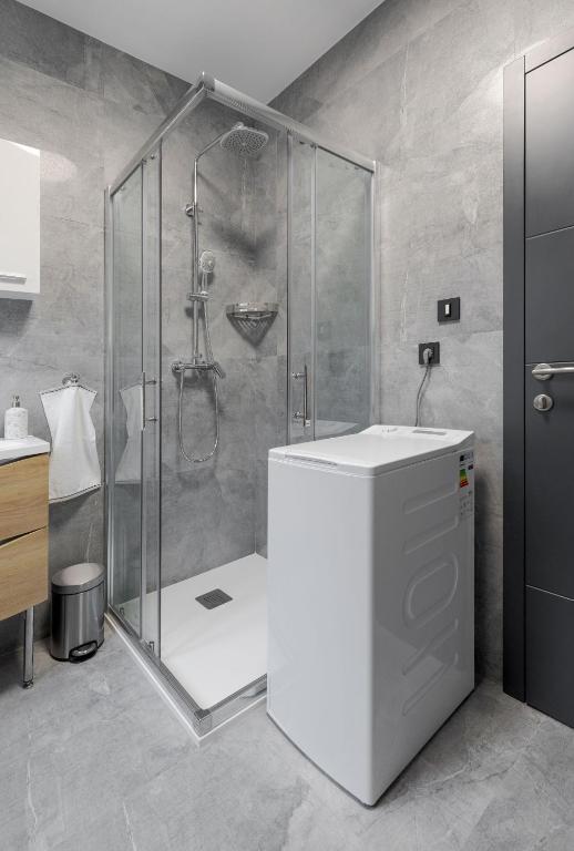 Kúpeľňa v ubytovaní Apartman DOWNTOWN DL