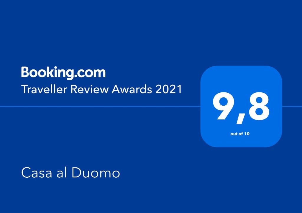 Certifikát, ocenenie alebo iný dokument vystavený v ubytovaní Casa al Duomo