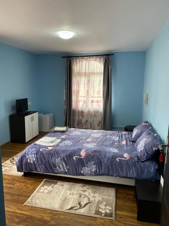 Postel nebo postele na pokoji v ubytování Casa Cristalina&Dumi