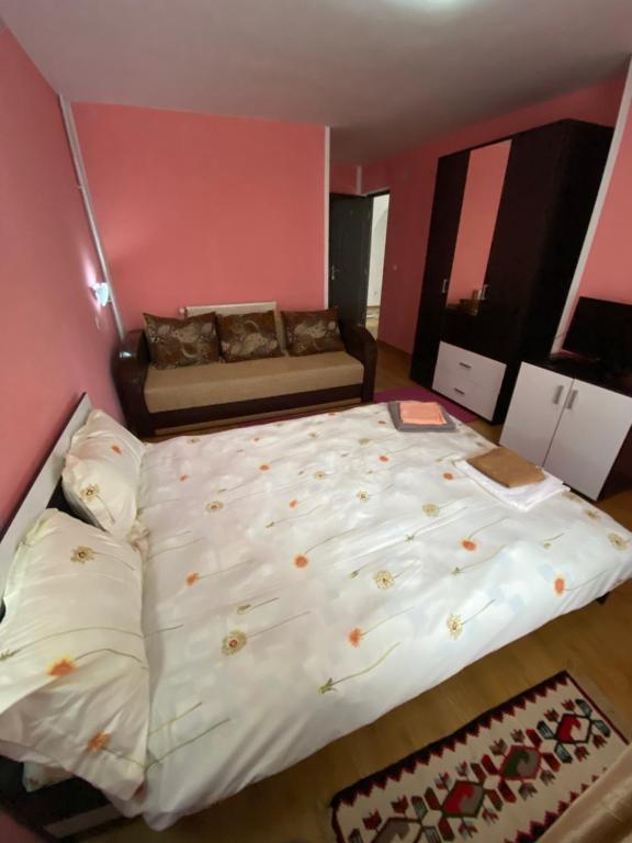 Postel nebo postele na pokoji v ubytování Casa Cristalina&Dumi