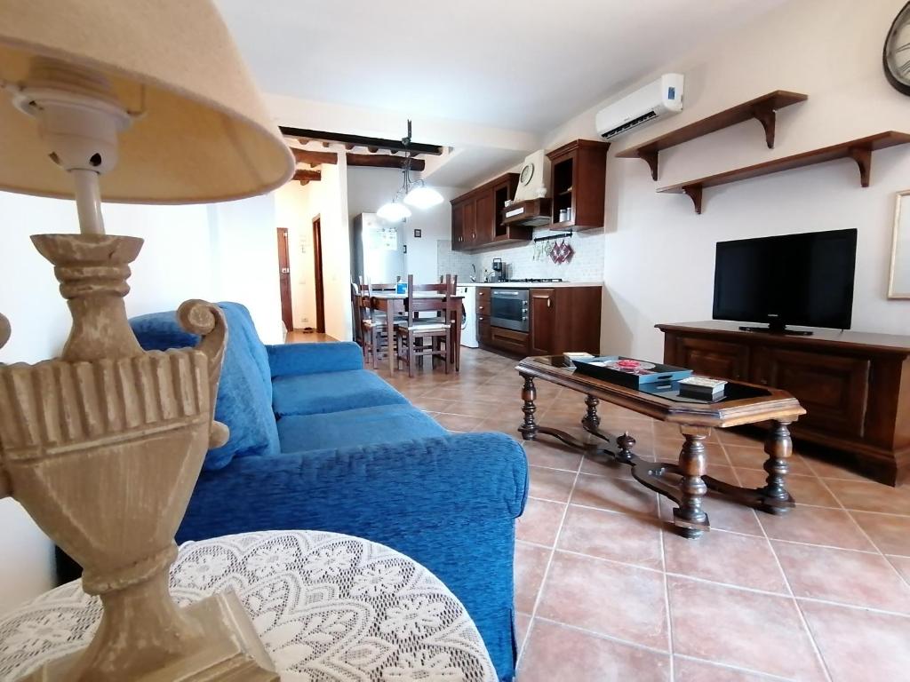 TV a/nebo společenská místnost v ubytování calloni franceschini home