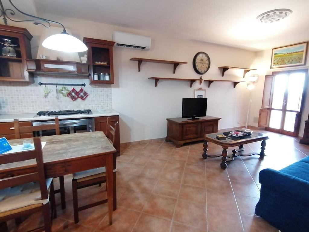 TV a/nebo společenská místnost v ubytování calloni franceschini home