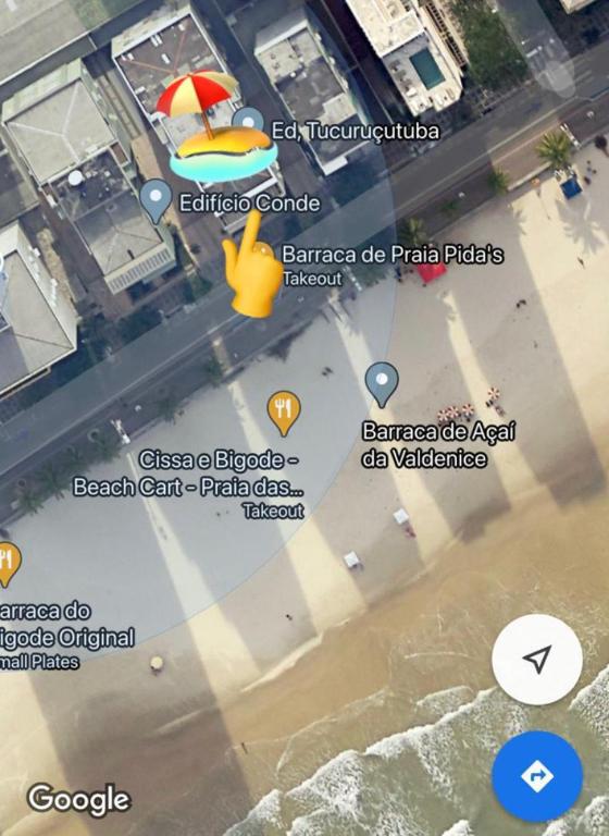  Apart. frente para o MAR -pé na areia/Pitangueiras