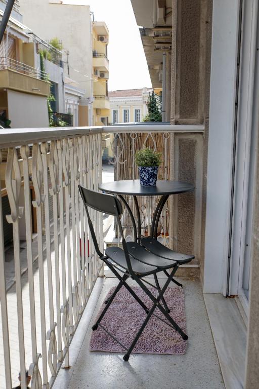 Balkón nebo terasa v ubytování Acropolis Lovely Flat in Plaka