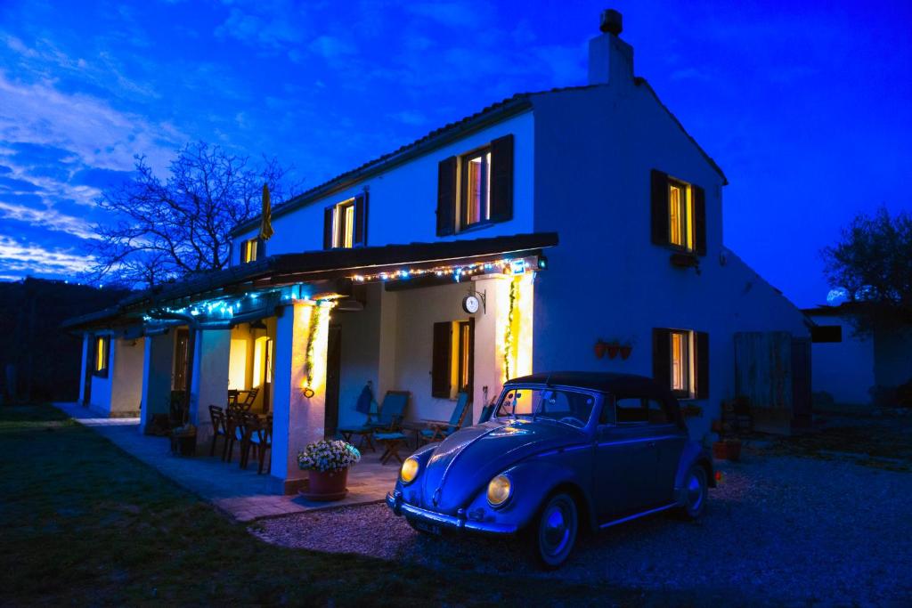 Budova, kde se bed and breakfast nachází