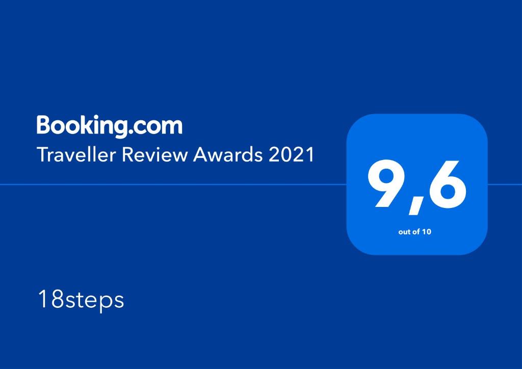 Certifikát, hodnocení, plakát nebo jiný dokument vystavený v ubytování 18steps