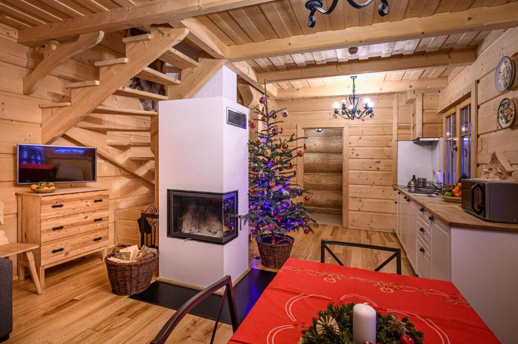 Kuchyňa alebo kuchynka v ubytovaní Sun&Ski Maciejówka