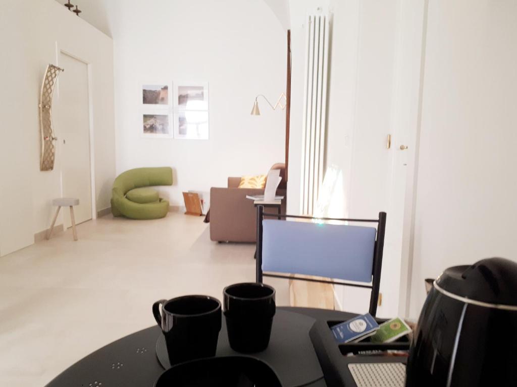 Posezení v ubytování Ai Sottani B&B Deluxe Suite