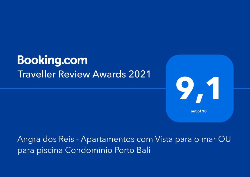  Angra dos Reis - Apartamentos com Vista para o mar OU para piscina Condomínio Porto Bali