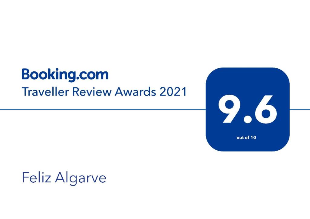 Certifikát, hodnocení, plakát nebo jiný dokument vystavený v ubytování Feliz Algarve