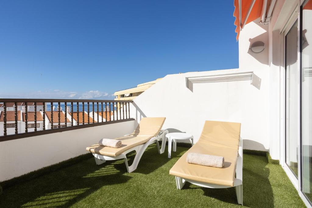 Balkón alebo terasa v ubytovaní Home2Book Paradise Costa Adeje, Pool