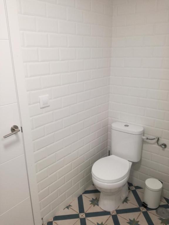 Koupelna v ubytování Apartamento Ara