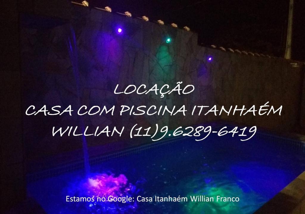  Casa com Piscina privativa em Itanhaém lado praia
