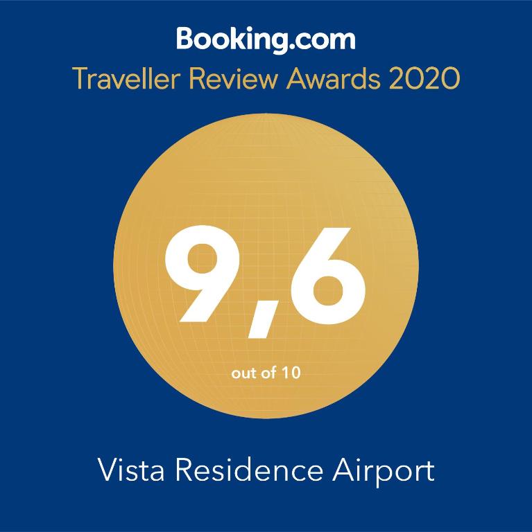 Certifikát, ocenenie alebo iný dokument vystavený v ubytovaní Vista Residence Airport