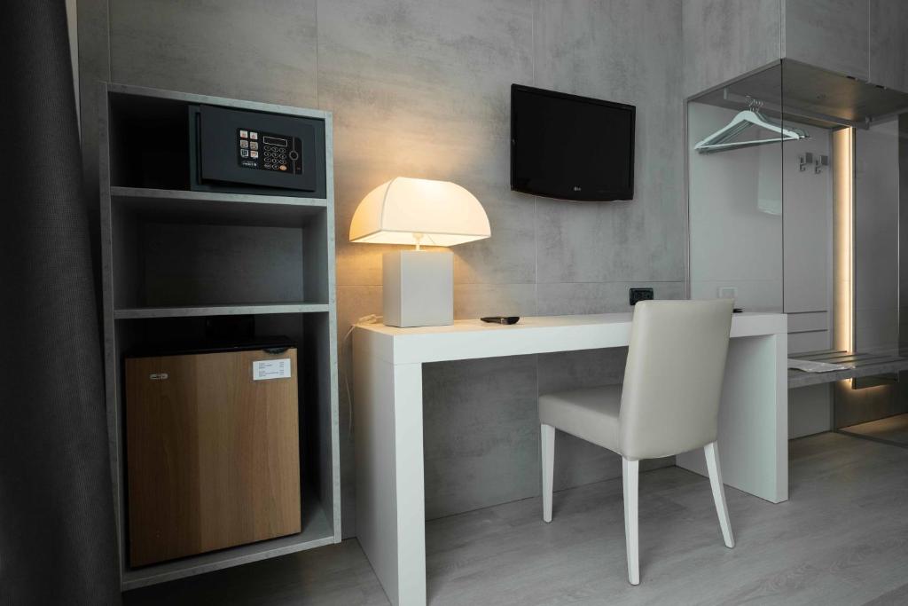 Kuchyň nebo kuchyňský kout v ubytování La Pieve Hotel