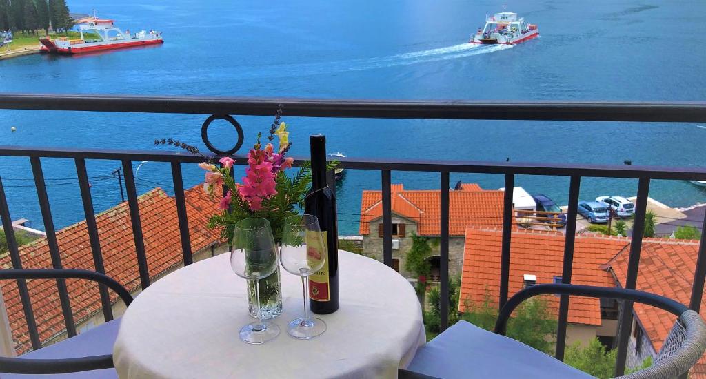 Apartments Okuka - Studio With Balcony And Sea View (2 Adults)