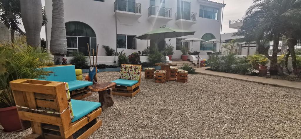 Budova, kde se hotel nachází