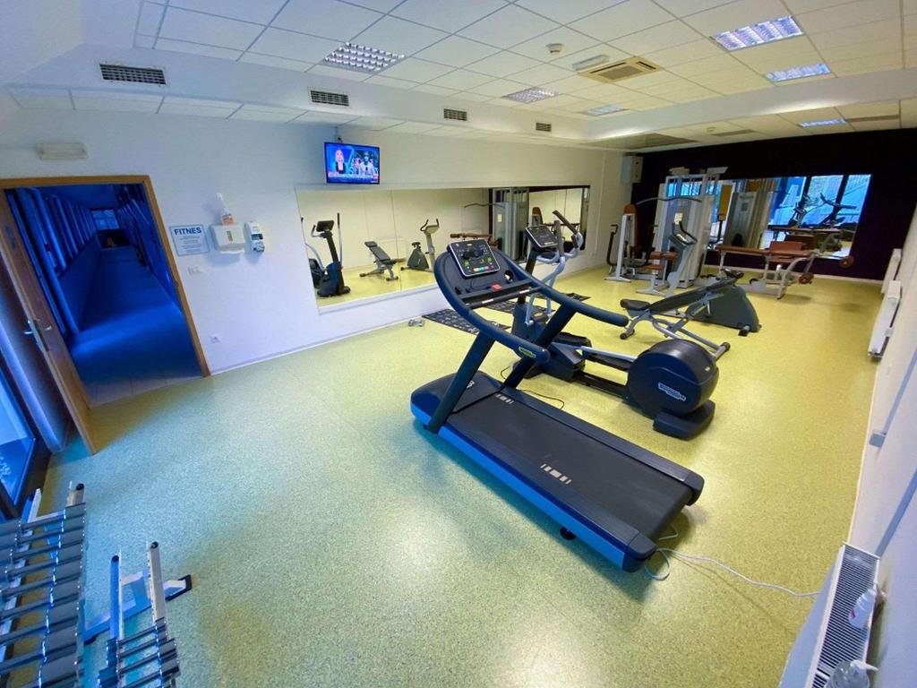Fitness centrum a/nebo fitness zařízení v ubytování Hotel Kranjska Gora