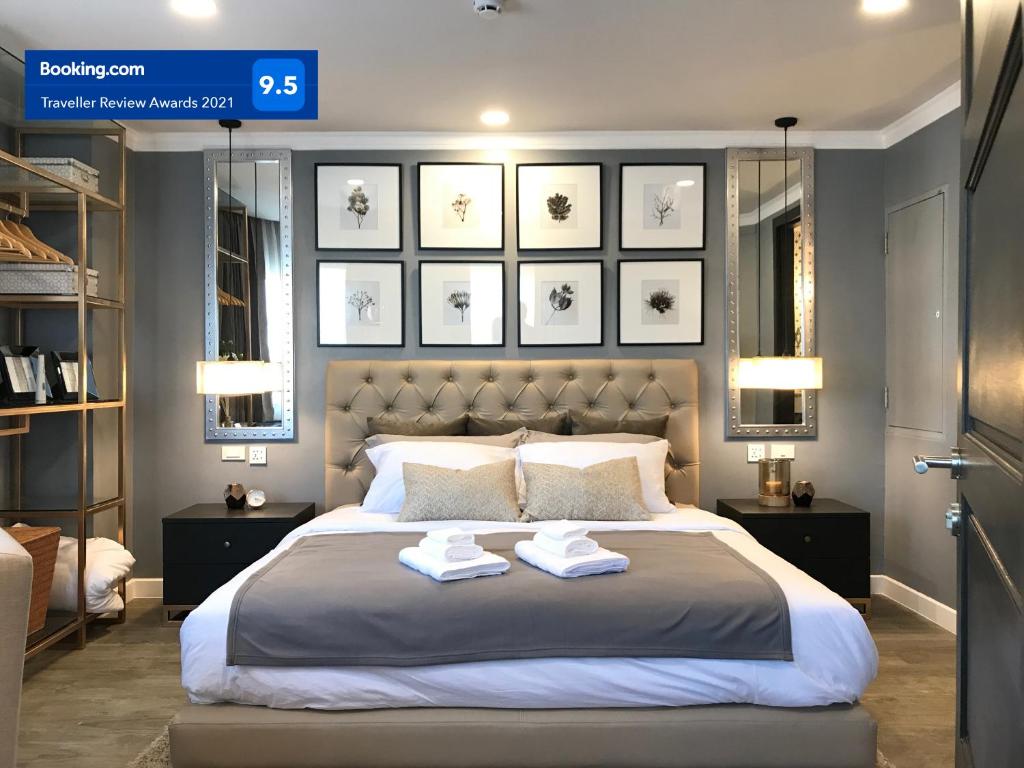 Krevet ili kreveti u jedinici u objektu Stay in Style at Nimman R306A