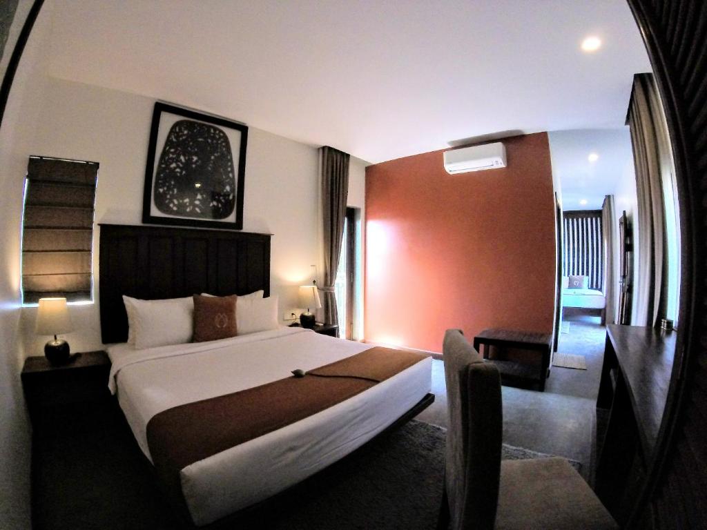 Postel nebo postele na pokoji v ubytování Won Residence & Spa